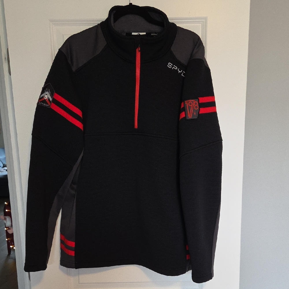 Spyder Wengen Half Zip Fleece Jacket. Like New